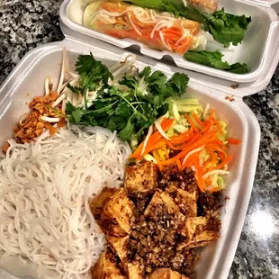 Lemongrass Tofu Vermicelli