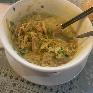 27. Curry Rice with pork (I ate most of the vegetables already I&apos;m sorry.)