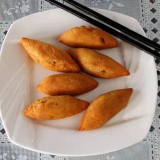 3. Fried Football Rolls