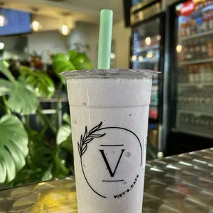 Taro coconut smoothie