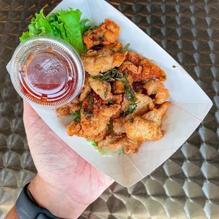 Spicy Popcorn Chicken