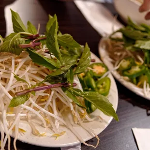 Veggies with Pho