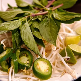 Veggies with Pho