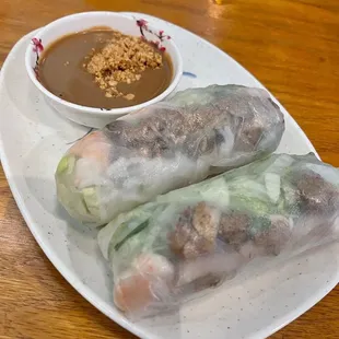 Pork and shrimp rolls