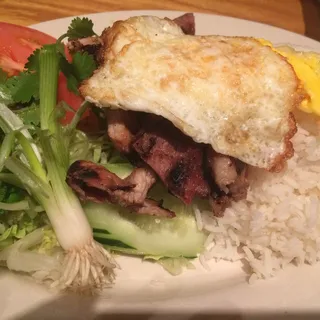 Grilled Pork Rice Platter/ Noodle Bowl