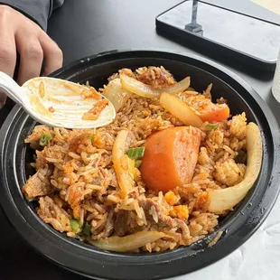 The beef fried rice was WOW!