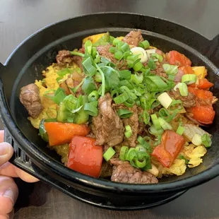 Bò lúc lắc tay cầm