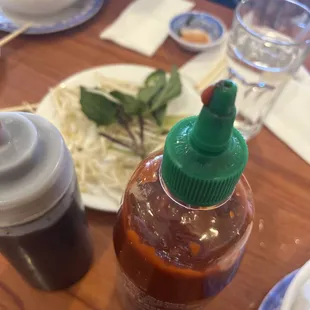 Pho with fatty  B5. Ti Gu Bowl. But this all that's left lol.