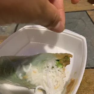 Hair in my food A2. Fresh Summer Rolls - Gi Cun (2)