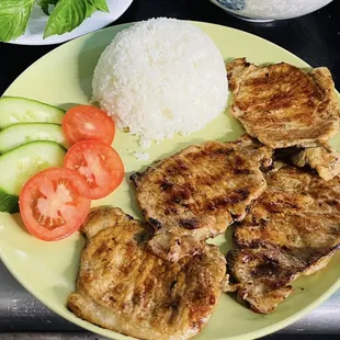Pork Rice Plate