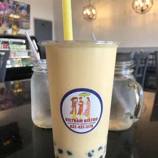 Mango Bubble Tea ( N5. Bubble Drinks )