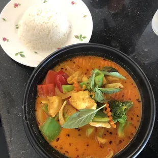 Lemongrass Curry Chicken  (  D2. Ca Ri Ga )