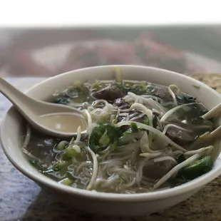 Brisket and Meatball Pho