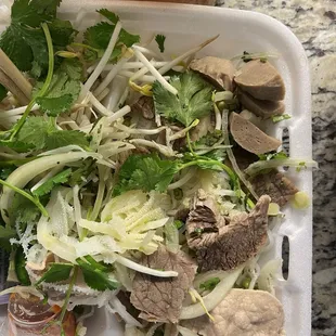 To go combo pho