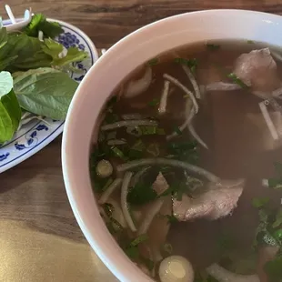 Pho with beef