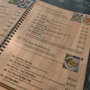 Menu.