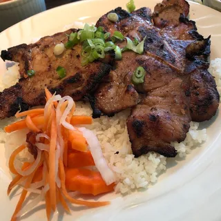 Pork Chop Broken Rice