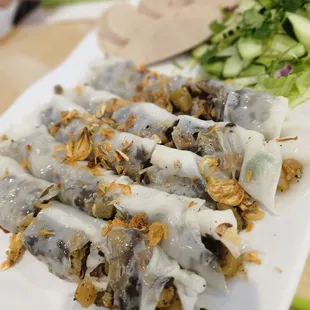 a plate of food on a table