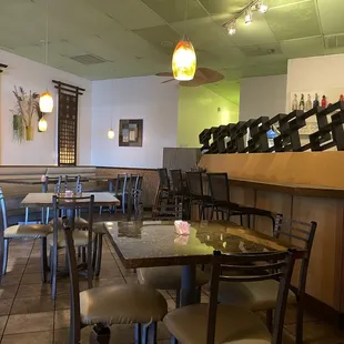 Part of the restaurant. Limited seating area