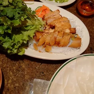 Banh Hoi Chao Tom Cha Gio