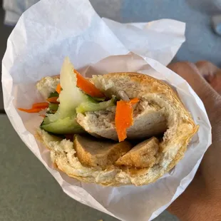 #49 fish cake sandwich