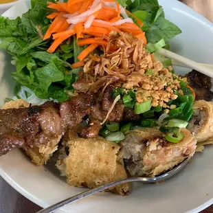 Bun that nuong cha gio