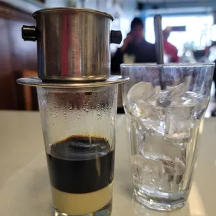 Can't take this for granted anymore.  Not all Vietnamese coffee is presented like this in other restaurants.