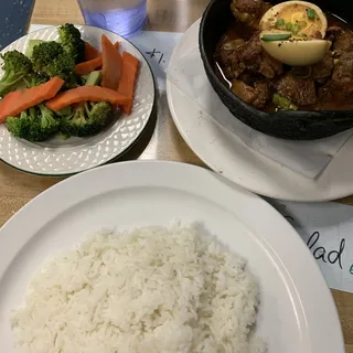 N5. Simmered Egg and Spare Ribs In Clay Pot