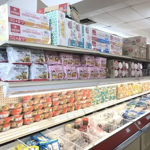 a variety of food items