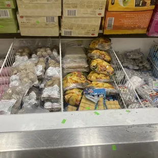 Frozen meatballs, fish tofu