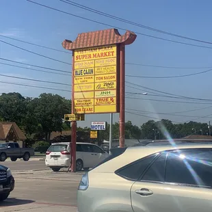 The complex&apos;s sign