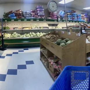 Vegetable &amp; fruit section
