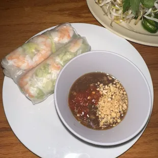 Shrimp springrolls