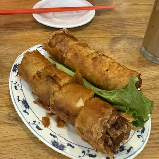 a plate of vietnamese food