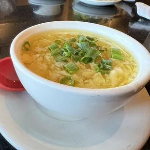 Small egg drop soup
