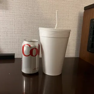 Iced tea with soda for scale