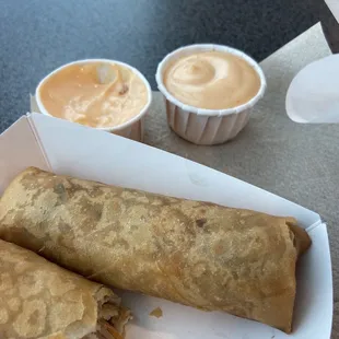 Vietnamese Egg Rolls and Mayo sauce