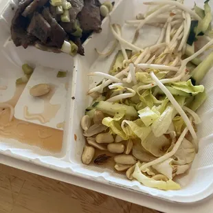 #16 vermicelli plate; bottom of container had live (now dead) roach