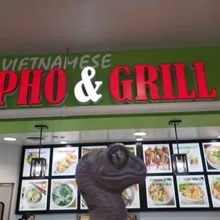 Bob the Raptor says &quot;Pho in Lake County!&quot;