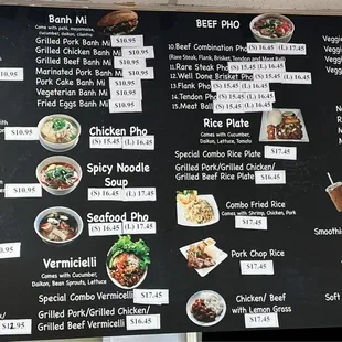 Menu as of 1/30/24