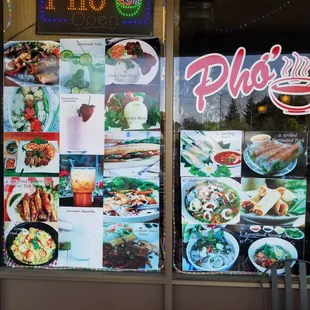 a menu for a restaurant