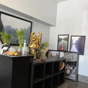 Inside the restaurant