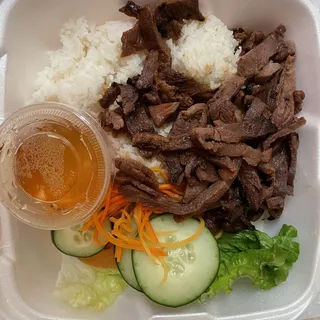 BBQ Pork Rice Plate