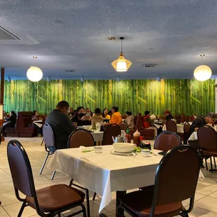 people eating in a restaurant