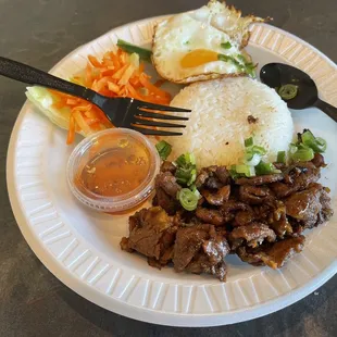 Best Rice Plate with Grilled Pork.