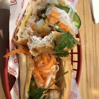 Lemongrass Chicken Sandwich Banh Mi Ga