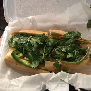 Tofu Sandwich Banh Mi Dau Hu