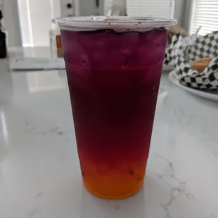 Peach Butterfly Tea