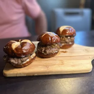 Bacon jam sliders