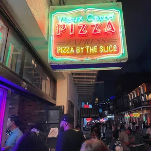 Vieux Carre Pizza sign